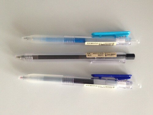 Some coloured pens