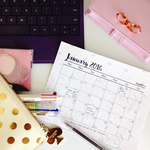 January 2016 Calendar available below!